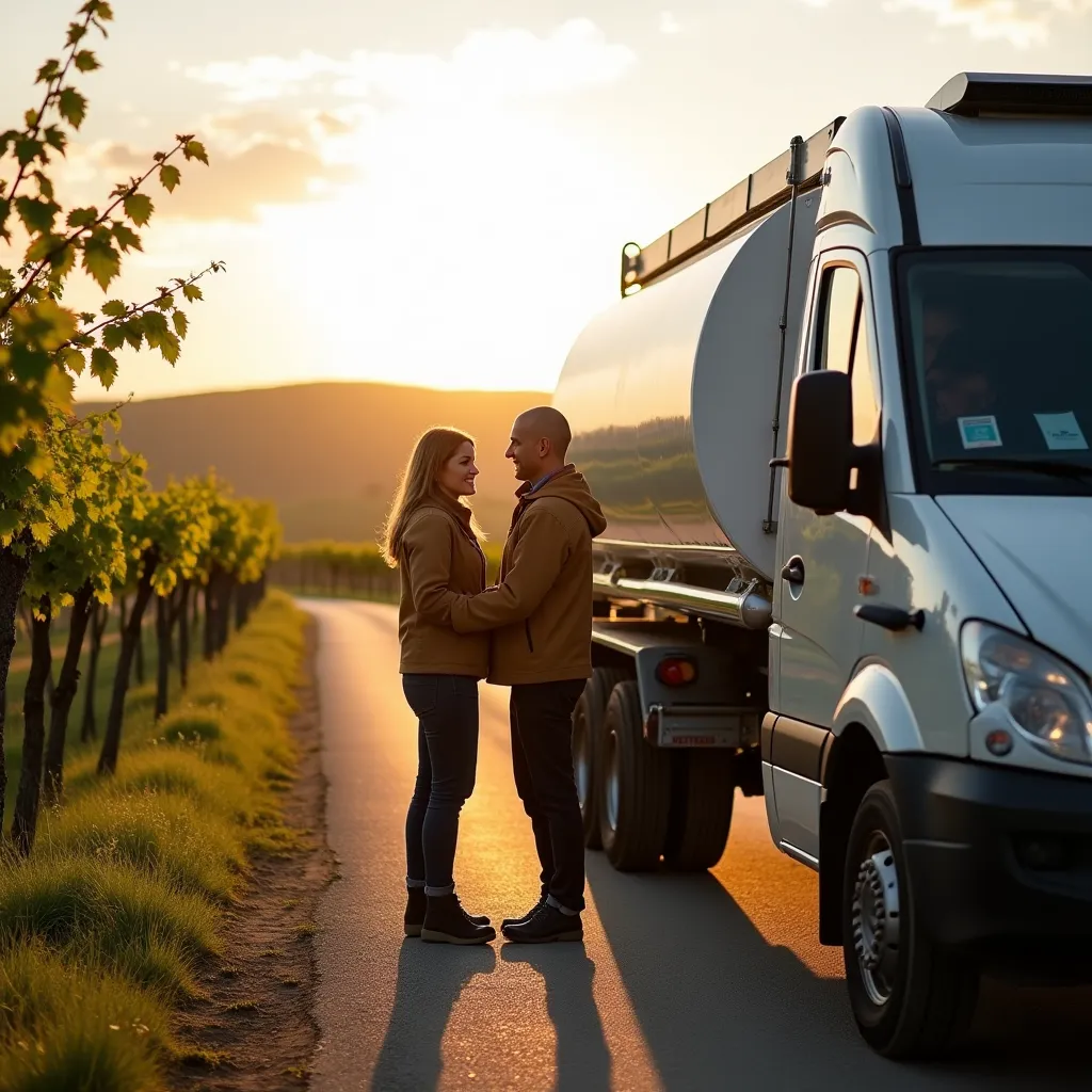Flota pojazdów cysterny