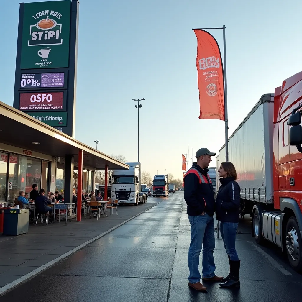 Flota klienta podczas operacji tankowania